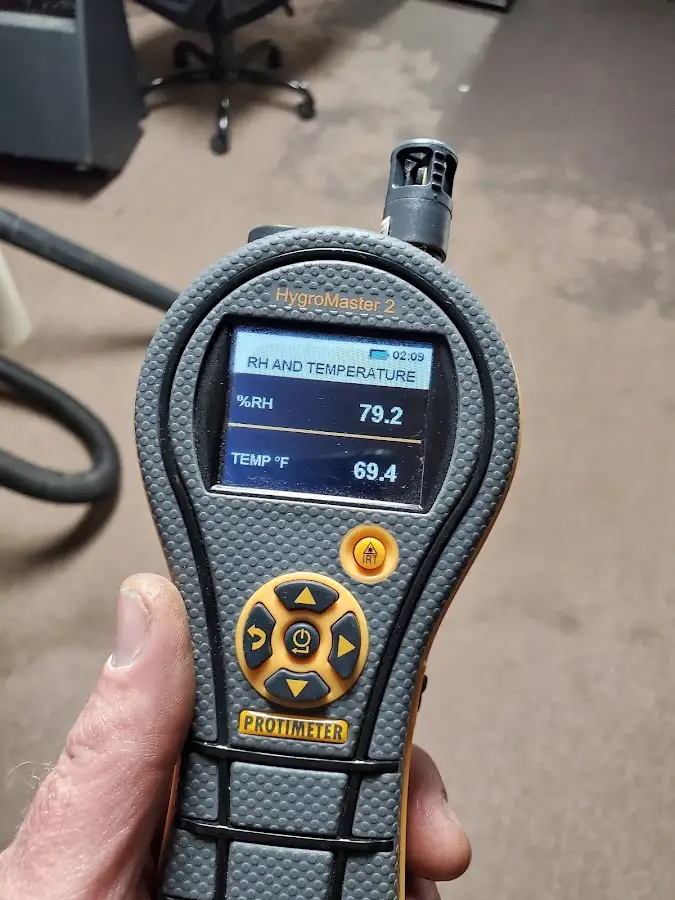 Moisture meter humidity assessment for Fire & Smoke Damage Restoration in Indianola